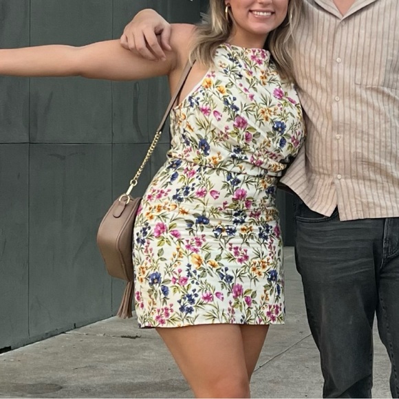 Floral mini dress - Picture 1 of 1